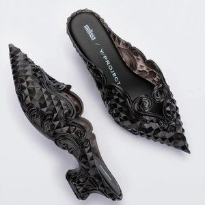 Y/Project + Melissa Court Shoe in Black/Brown